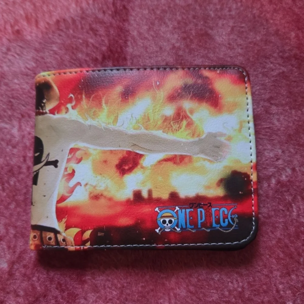 New One Piece Anime Manga Leather Wallet